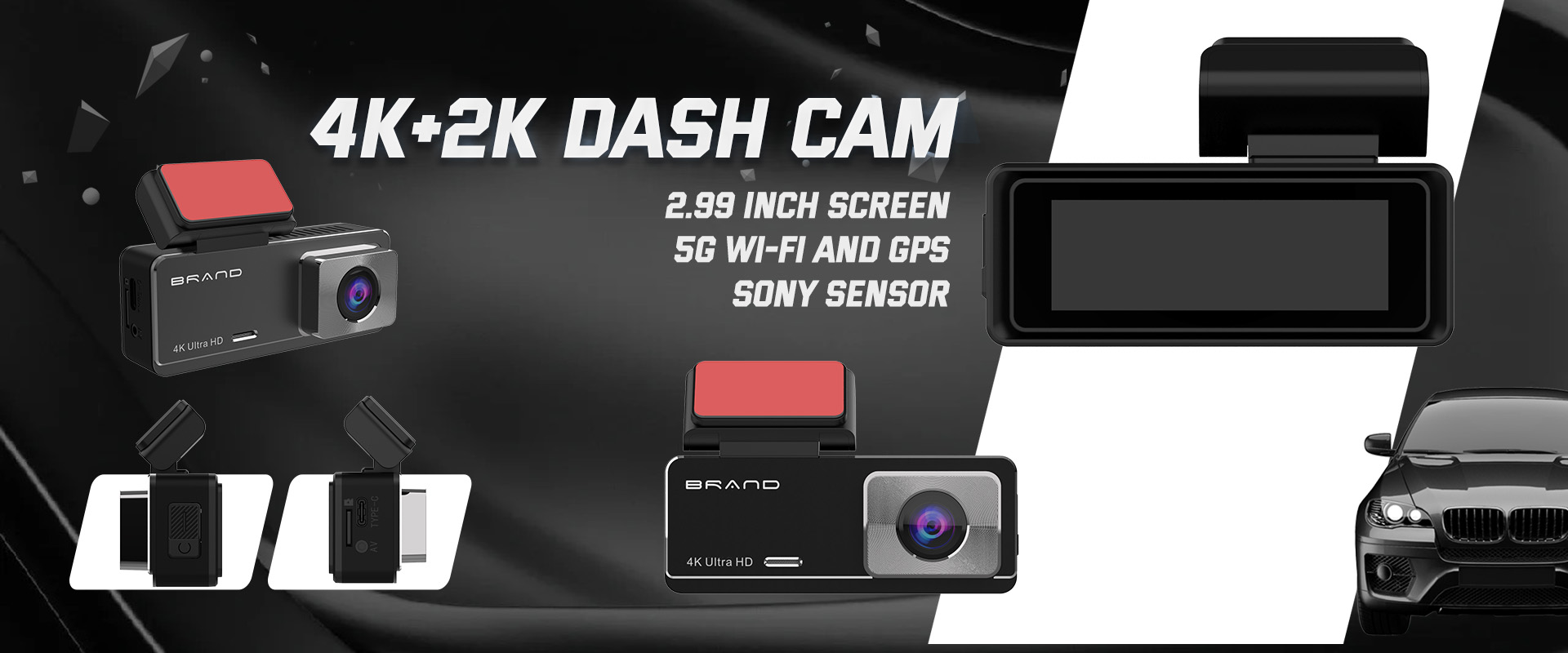 4K+2K DASH CAM